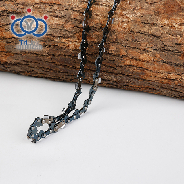 Cadena de motosierra de rodillos de metal, estándar de alta calidad, profesional