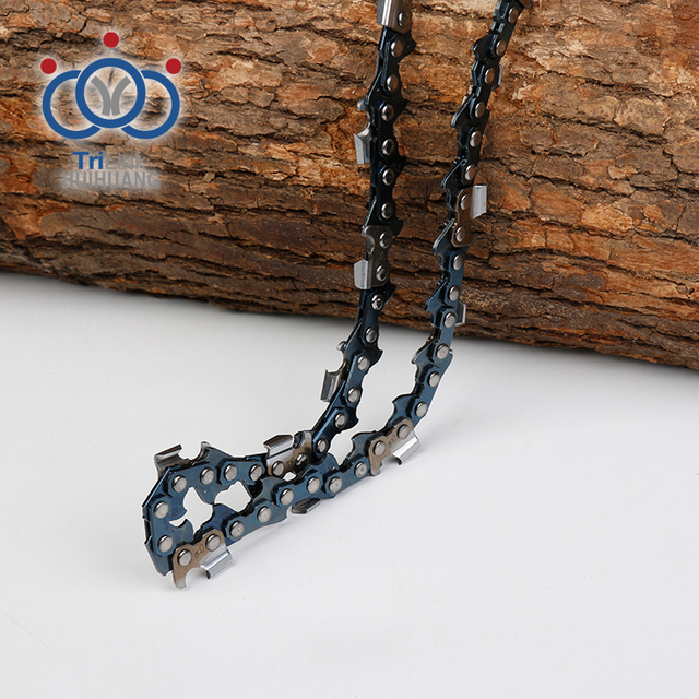 Diferentes tipos de cadenas de sierra estándar de acero inoxidable 3/8 para corte de madera