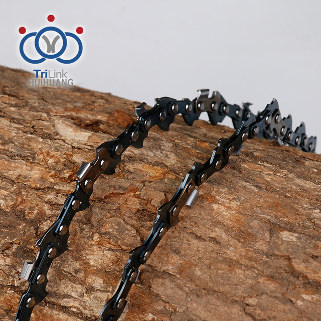 Eslabones de cadena de sierra de marquetería de acero inoxidable y metal de alta calidad para cortar madera