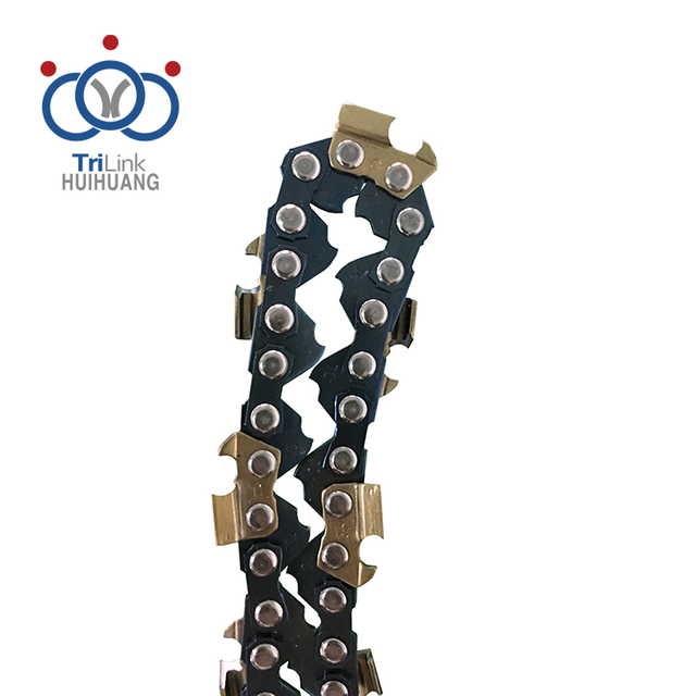 Piezas de motosierra chapadas en titanio, cadena de motosierra de cincel completo, aptas para Husqvarna