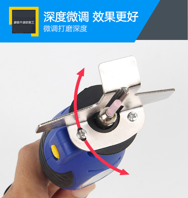 Detalles del cabezal de la m&aacute;quina rectificadora de cadena