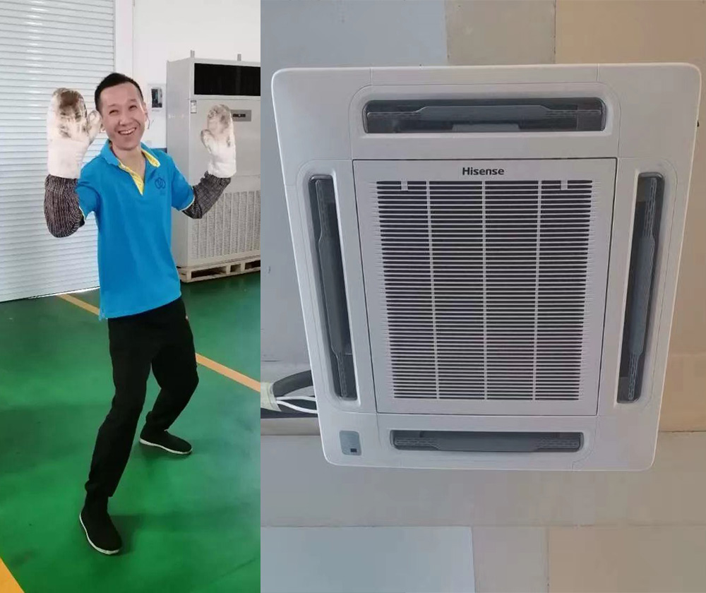 aire acondicionado de taller